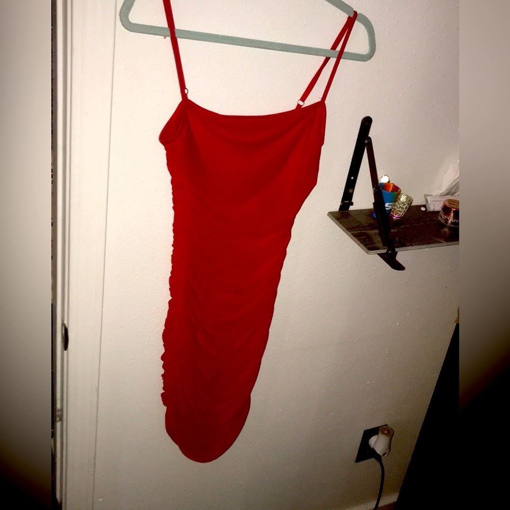 Elegant Red Mini Dress